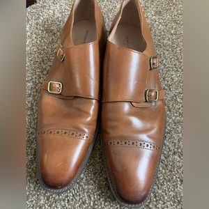 Banana Republic’s Men’s Brown Leather Double Monk Strap